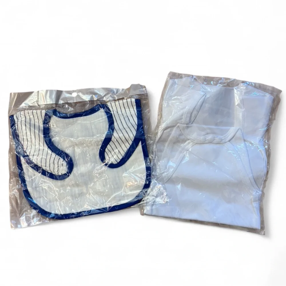 New York Mets Kids Bib and Onesie Set - NEW!